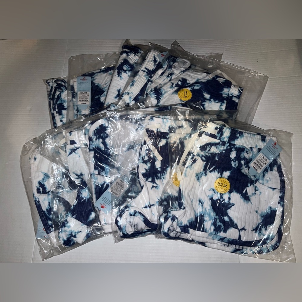 Cat & Jack Blue Tie Dye Drawstring Shorts - BUNDLE/RESELLER LOT